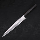 Yanagiba Left Hand AUS-10 Polished Ebony Handle 240mm-[Musashi]-[Japanese-Kitchen-Knives]