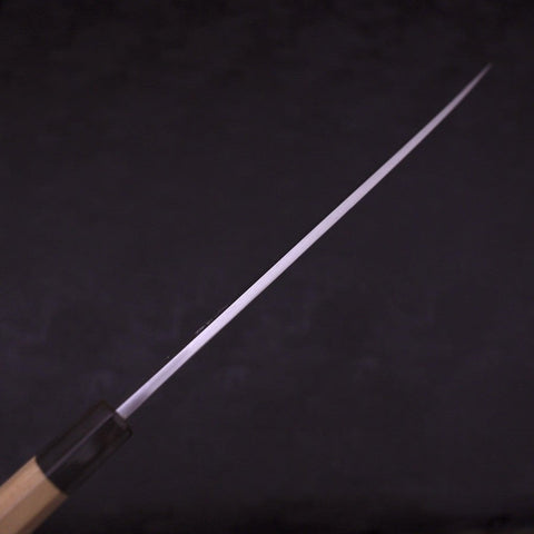 Yanagiba Left Hand White Steel #1 Buffalo Magnolia Handle 270mm-[Musashi]-[Japanese-Kitchen-Knives]