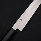 Yanagiba Left -Hand Silver Steel #3 Kasumi Buffalo Ebony Handle 210mm-[Musashi]-[Japanese-Kitchen-Knives]