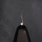 Yanagiba Left -Hand Silver Steel #3 Kasumi Buffalo Ebony Handle 210mm-[Musashi]-[Japanese-Kitchen-Knives]