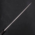 Yanagiba Left -Hand Silver Steel #3 Kasumi Buffalo Ebony Handle 210mm-[Musashi]-[Japanese-Kitchen-Knives]