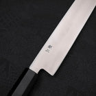 Yanagiba Left -Hand Silver Steel #3 Kasumi Buffalo Ebony Handle 240mm-[Musashi]-[Japanese-Kitchen-Knives]
