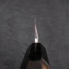 Yanagiba Left -Hand Silver Steel #3 Kasumi Buffalo Ebony Handle 240mm-[Musashi]-[Japanese-Kitchen-Knives]