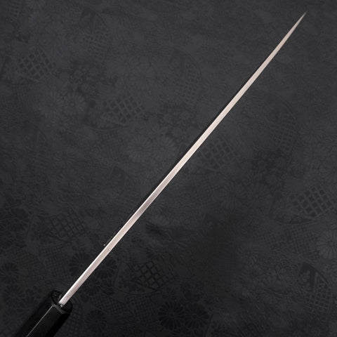 Yanagiba Left -Hand Silver Steel #3 Kasumi Buffalo Ebony Handle 240mm-[Musashi]-[Japanese-Kitchen-Knives]