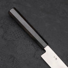 Yanagiba Left -Hand Silver Steel #3 Kasumi Buffalo Ebony Handle 240mm-[Musashi]-[Japanese-Kitchen-Knives]