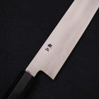 Yanagiba Left -Hand Silver Steel #3 Kasumi Buffalo Ebony Handle 300mm-[Musashi]-[Japanese-Kitchen-Knives]
