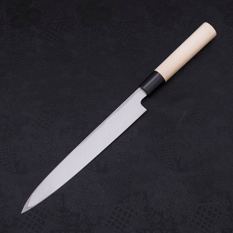 Yanagiba SK Steel Kasumi Magnolia Handle 210mm (8.3”)-[Musashi]-[Japanese-Kitchen-Knives]