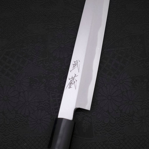 Yanagiba SK Steel Kasumi Magnolia Handle 210mm (8.3”)-[Musashi]-[Japanese-Kitchen-Knives]