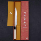 Yanagiba SK Steel Kasumi Magnolia Handle 210mm (8.3”)-[Musashi]-[Japanese-Kitchen-Knives]
