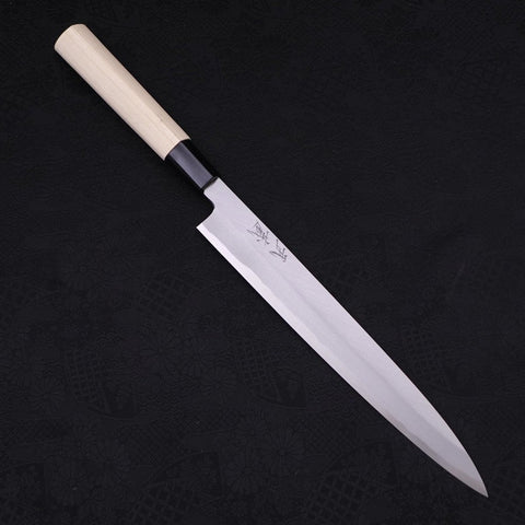 Yanagiba SK Steel Kasumi Magnolia Handle 230mm-[Musashi]-[Japanese-Kitchen-Knives]