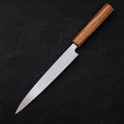 Yanagiba SK Steel Kasumi Oak Handle 210mm (8.3”)-[Musashi]-[Japanese-Kitchen-Knives]