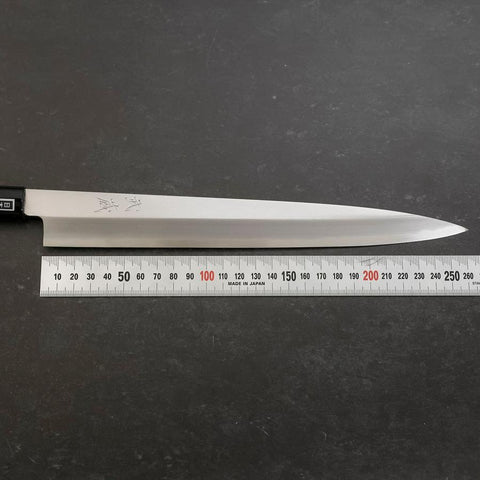 Yanagiba SK Steel Kasumi Rosewood Handle 270mm-[Musashi]-[Japanese-Kitchen-Knives]