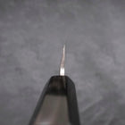 Yanagiba Silver Steel #3 Kasumi Buffalo Ebony Handle 210mm (8.3”)-[Musashi]-[Japanese-Kitchen-Knives]