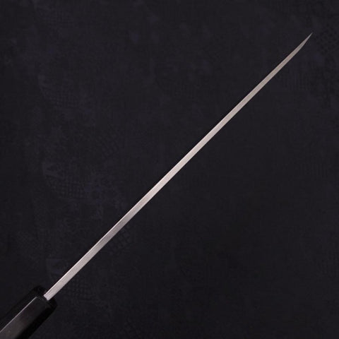 Yanagiba Silver Steel #3 Kasumi Buffalo Ebony Handle 240mm-[Musashi]-[Japanese-Kitchen-Knives]