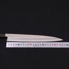 Yanagiba Silver Steel #3 Kasumi Buffalo Ebony Handle 240mm-[Musashi]-[Japanese-Kitchen-Knives]