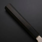 Yanagiba Silver Steel #3 Kasumi Buffalo Ebony Handle 270mm (10.6”)-[Musashi]-[Japanese-Kitchen-Knives]