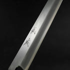 Yanagiba Silver Steel #3 Kasumi Buffalo Ebony Handle 300mm-[Musashi]-[Japanese-Kitchen-Knives]