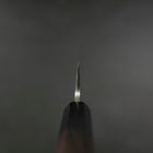 Yanagiba Silver Steel #3 Kasumi Buffalo Ebony Handle 300mm-[Musashi]-[Japanese-Kitchen-Knives]