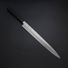 Yanagiba Silver Steel #3 Kasumi Buffalo Ebony Handle 300mm-[Musashi]-[Japanese-Kitchen-Knives]