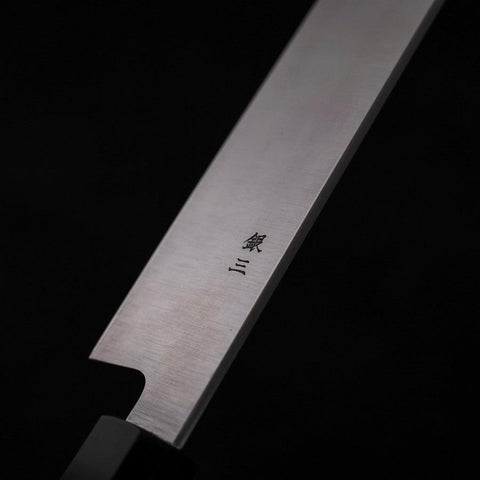 Yanagiba Silver Steel #3 Kasumi Buffalo Wenge Handle 300mm-[Musashi]-[Japanese-Kitchen-Knives]