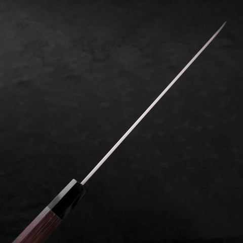 Yanagiba Silver Steel #3 Kasumi Buffalo Wenge Handle 300mm-[Musashi]-[Japanese-Kitchen-Knives]