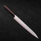 Yanagiba Silver Steel #3 Kasumi Buffalo Wenge Handle 300mm-[Musashi]-[Japanese-Kitchen-Knives]