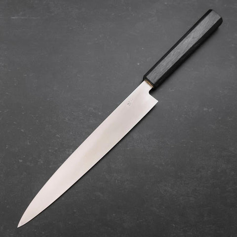 Yanagiba Silver Steel #3 Kasumi Dark Blue Urushi Handle 240mm (9.4”)