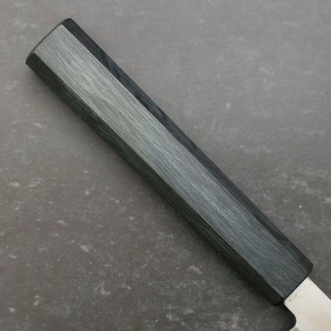 Yanagiba Silver Steel #3 Kasumi Dark Blue Urushi Handle 240mm (9.4”)