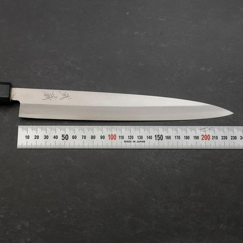 Yanagiba Silver Steel #3 Kasumi Dark Blue Urushi Handle 240mm (9.4”)