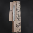 Yanagiba Silver Steel #3 Kasumi White Urushi Handle 260mm-[Musashi]-[Japanese-Kitchen-Knives]