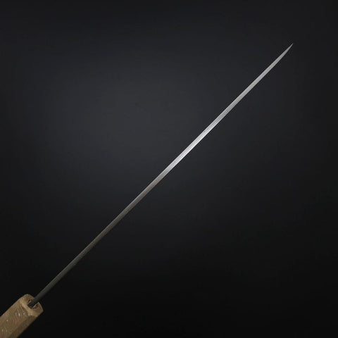 Yanagiba Silver Steel #3 Kasumi White Urushi Handle 260mm-[Musashi]-[Japanese-Kitchen-Knives]