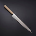 Yanagiba Silver Steel #3 Kasumi White Urushi Handle 260mm-[Musashi]-[Japanese-Kitchen-Knives]