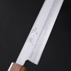 Yanagiba Silver Steel #3 Kasumi Yaki Urushi Handle 240mm-[Musashi]-[Japanese-Kitchen-Knives]