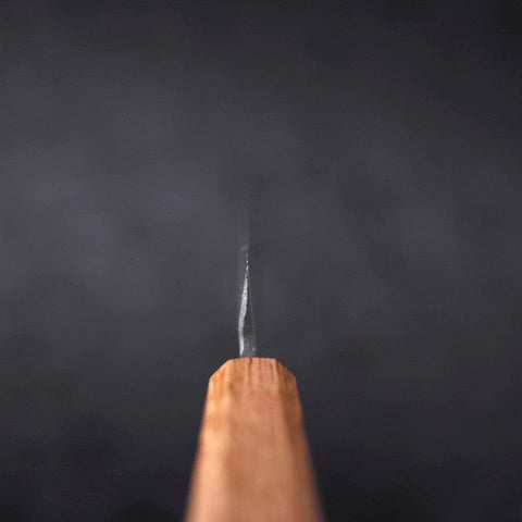 Yanagiba Silver Steel #3 Kasumi Yaki Urushi Handle 240mm-[Musashi]-[Japanese-Kitchen-Knives]