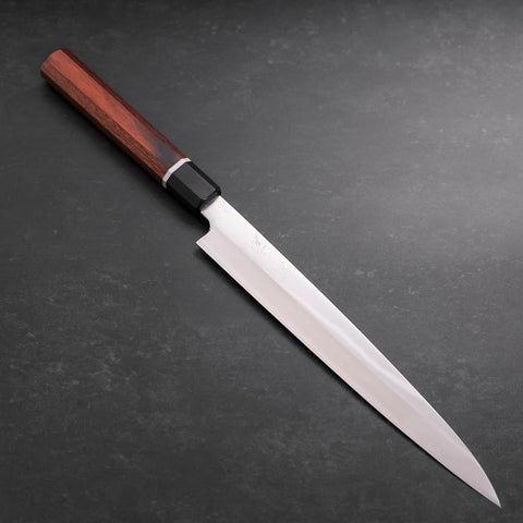 Yanagiba VG-10 Damascus Cherry Handle 240mm with Sheath-[Musashi]-[Japanese-Kitchen-Knives]