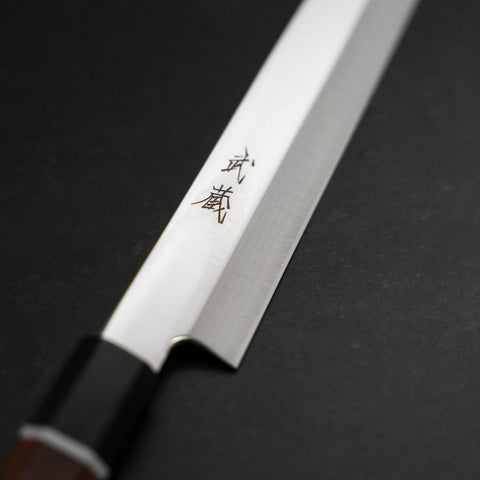 Yanagiba VG-10 Damascus Cherry Handle 270mm with Sheath-[Musashi]-[Japanese-Kitchen-Knives]