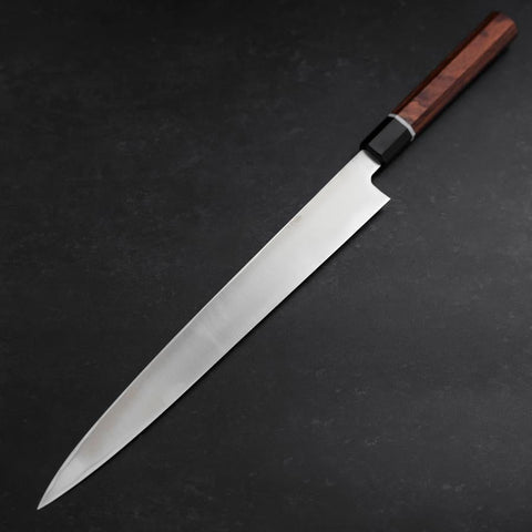 Yanagiba VG-10 Damascus Cherry Handle 300mm with Sheath (11.8”)-[Musashi]-[Japanese-Kitchen-Knives]
