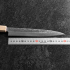 Yanagiba VG-10 Damascus White Urushi Handle 210mm (8.3”)-[Musashi]-[Japanese-Kitchen-Knives]