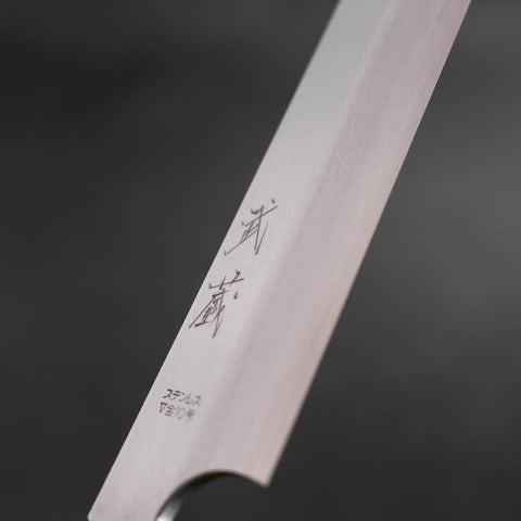 Yanagiba VG-10 Kasumi Buffalo Ebony Handle 300mm-[Musashi]-[Japanese-Kitchen-Knives]