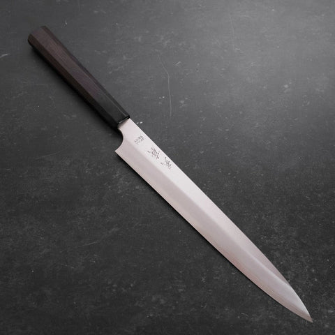 Yanagiba VG-10 Polished Buffalo Ebony Handle 270mm-[Musashi]-[Japanese-Kitchen-Knives]