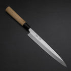 Yanagiba White Steel #2 Kasumi Cherry Handle 200mm-[Musashi]-[Japanese-Kitchen-Knives]