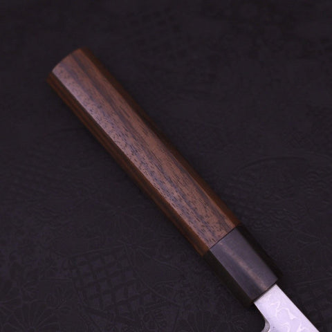 Yanagiba White Steel #1 Damascus Shitan Handle 330mm-[Musashi]-[Japanese-Kitchen-Knives]