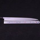 Yanagiba White Steel #1 Damascus Shitan Handle 330mm-[Musashi]-[Japanese-Kitchen-Knives]