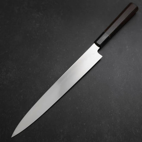 Yanagiba White Steel #2 Honyaki Buffalo Ebony Handle 270mm (10.6”)