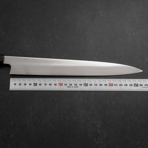 Yanagiba White Steel #2 Honyaki Buffalo Ebony Handle 270mm (10.6”)