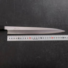 Yanagiba White Steel #2 Kasumi Buffalo Ebony Handle 270mm-[Musashi]-[Japanese-Kitchen-Knives]
