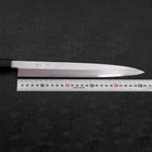 Yanagiba White Steel #2 Kasumi Buffalo Walnut Handle 270mm-[Musashi]-[Japanese-Kitchen-Knives]