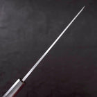 Yanagiba White Steel #2 Kasumi Chokin Sakura-Fuji Buffalo Ebony Handle 210mm-[Musashi]-[Japanese-Kitchen-Knives]