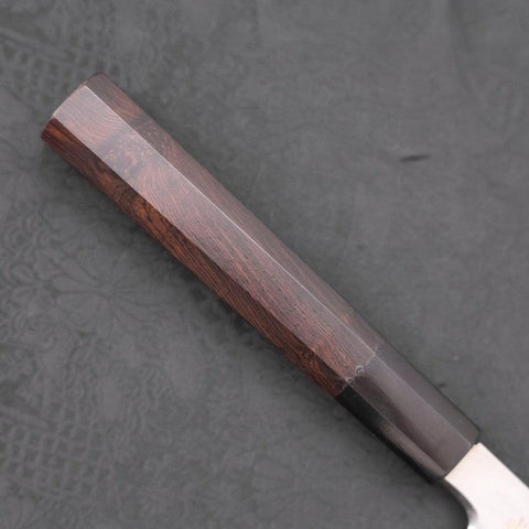 Yanagiba White Steel #2 Kasumi Chokin Sakura-Fuji Buffalo Ebony Handle 240mm (9.4”)