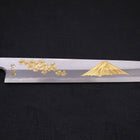 Yanagiba White Steel #2 Kasumi Chokin Sakura-Fuji Buffalo Ebony Handle 270mm-[Musashi]-[Japanese-Kitchen-Knives]